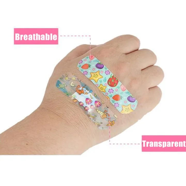 100Pcs%20Kids%20Bandages%20Bulk%20Kids%20Cute%20Cartoon%20Bandages%20Flexible%20Adhesive%20Strips%20Medical%20Waterproof%20Breathable%20for%20Children%20-%20Image%205