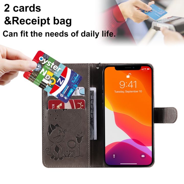 Wallet%20Flip%20Cover%20Lovely%20Cat%20Bee%20Case%20For%20%20%20S25%20S24%20S23%20S22%20S21%20Ultra%20Plus%20FE%20A55%20A15%20A35%205G%20A05%20Leather%20Phone%20Case%20-%20Image%204
