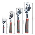 Multi-Function Adjustable Wrench Universal Wrench Fast Wrench CR-V Bathroom Pipe Wrench Plumber Multi Hand Tool. 