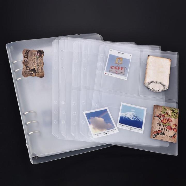 A5%206-Hole%20Strap%20Storage%20Clip%20And%20Storage%20Bag%20Scrapbook%20Cutting%20Die%20Storage%20Organizing%20Sticker%20Storage%20Transparent%20Bag%20-%20Image%204