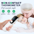 Medical Temperature Infrared Thermometer Forehead Digital Non-contact Thermometer or Finger Blood Oxygen Saturation Oximeter LED.