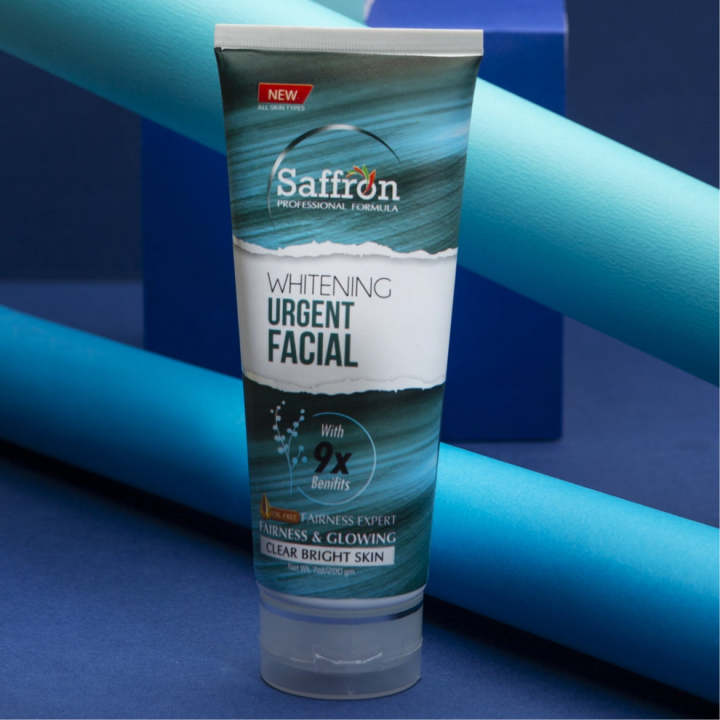 Saffron Whitening Urgent Facial Fairness & Glowing Clear Bright Skin (200ml)