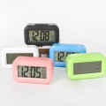 LED Digital Alarm Clock 9*2.5*5.5 Cm Electronic Screen Desktop Home Office Backlight Snooze Lovely Desk Electronic Clock. 