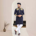 Men’s Exclusive Handcrafted Embroidery Panjabi – Luxury Edition.