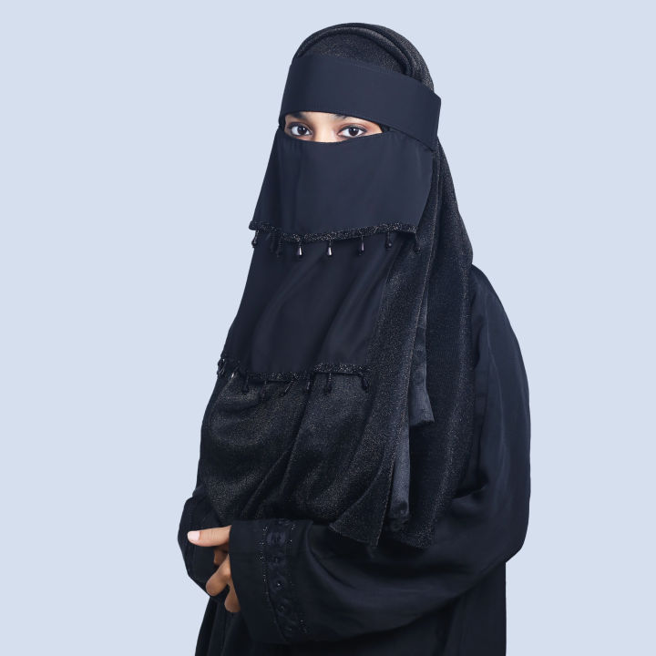 Stylish%20Double%20Layer%20Niqab%20with%20Sequins%20&%20Beads%20%7C%20Adjustable%20Elastic%20%7C%20Trendy,%20Comfortable,%20Easy-to-Wear%20Design%20for%20Women%20-%20Image%206