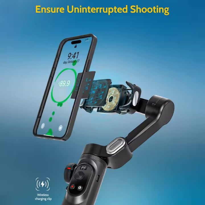 AOCHUAN%20Gimbal%20Stabilizer%203-Axis%20Smart%20X%20Pro%20Professional%20for%20Smartphone%20Wireless%20Charging%20OLED%20Display%20LED%20Light%20Focus%20Wheel%20-%20Image%204