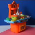 water circulation orange kitchen set for kids (23 pcs)  - 17 inches. 