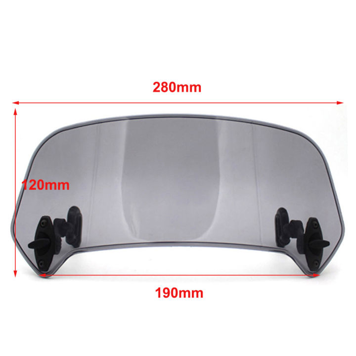 Universal%20Motorcycle%20Windshield%20Extension%20Adjustable%20Spoiler%20Clamp-On%20Windscreen%20Deflector%20Suitable%20For%20All%20Motorcycle%20Models%20-%20Image%208
