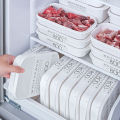 Food Grade Refrigerator Storage Fruit Vegetable Preservation Prepare The Dishes Divided Box Japanese Frozen Meat Packaging Box. 