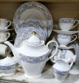 Bone China Tea Set 24 Pcs Lightweight Premium Quality Imported 6 Persons Serving. 