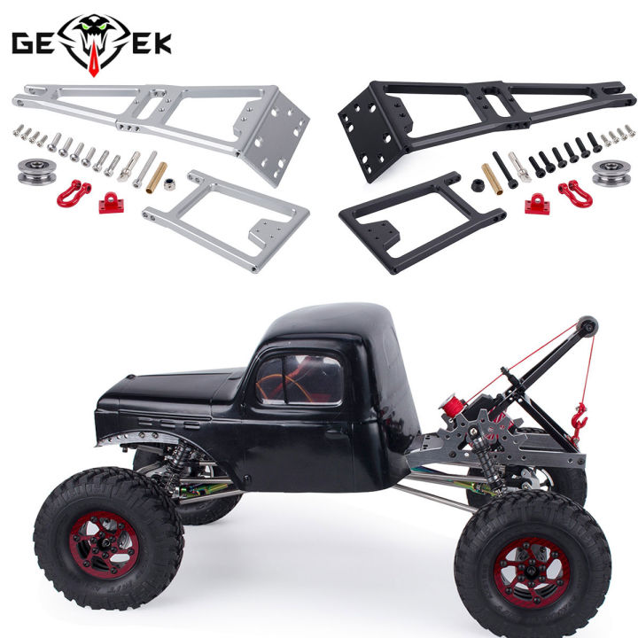 RC Winch/Serve Rescue Truck Tow Truck Crane Arm Wrecker DIY Tool 1/10 Crawler Car Axial SCX10 D90 TRX4 Capra LCG Chassis Part
