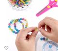 100/150 pcs white acrylic heart shaped beads perfect for arts and crafts , jewellery and bracelet making.. 