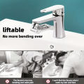 1440 °Swivel Robotic Arm Swivel Extension Universal Faucet Aerator Kitchen Sink Faucet Extender Mixer Tap Nozzle Water Flow Mode.