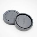 Body Cap and Back Rear Lens Cap for Sony E mount Mirrorless Camera. 