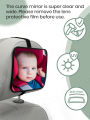 1pc Baby Car Mirror Rearview Infant Child Monitoring Mirror for Vehicle Rear Seat Universal Fit Baby Car Mirror.