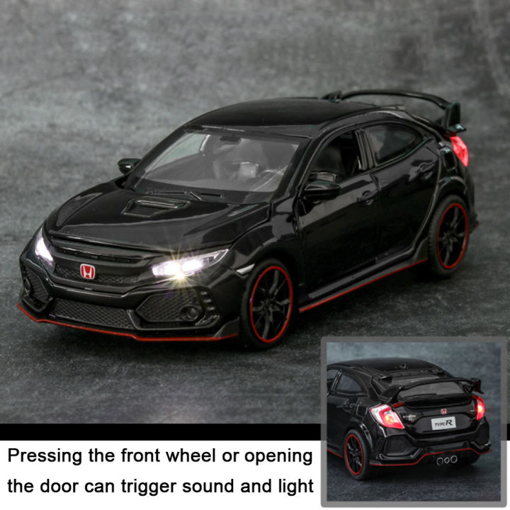 1:32%20Honda%20CIVIC%20TYPE-R%20Alloy%20Diecast%20Toy%20Cars%20Model%20Simulated%20with%20Sound%20Light%20Vehicles%20Collection%20Toys%20Children%20Birthday%20Gifts%20-%20Image%203