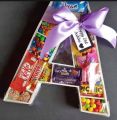 Customized Alphabet With Fill of Mix Chocolate's Box For Gifts | Perfect for:
- Birthday's - Anniversaries
- Weddings - Corporate gifts - Graduations - Holidays. 