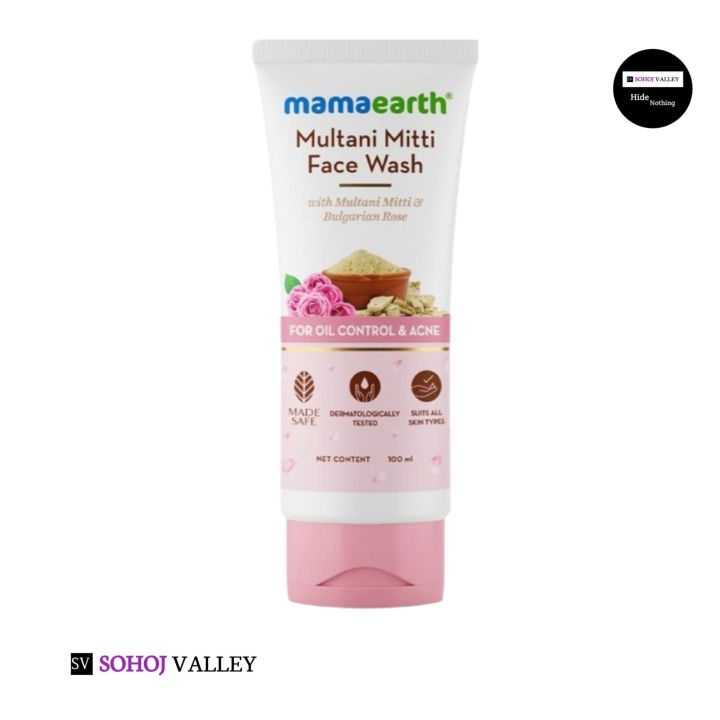 Int. Mamaearth Multani Mitti Face Wash 100 ml