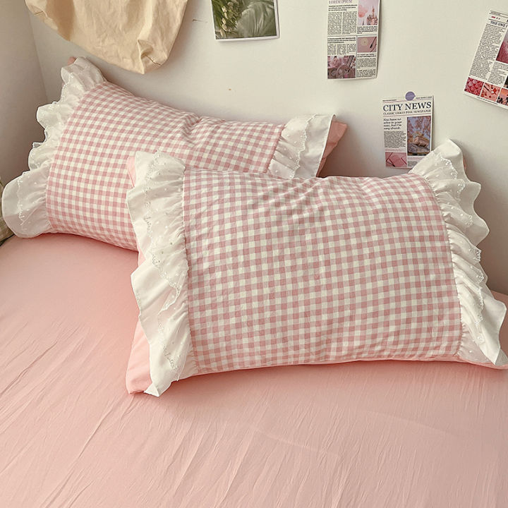 3%20Piece%20Sheet%20Set%20%20pink%20plaid%20duvet%20cover%20Set%20%EF%BC%8C%20comfortable%20Bedding%20Set%20Bedspread%20for%20All%20Season%20-%20Image%206