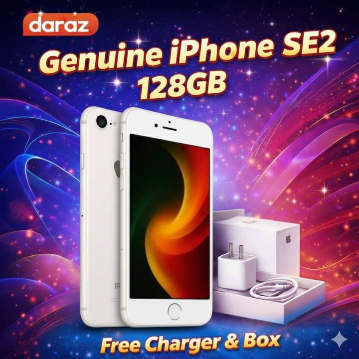 Genuine Iphone SE 2 128GB  Full set with warranty)