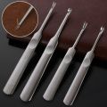 4pcs U+V Shaped Leather Stitching Skiving Handmade Groover Punching Tool Kit Leathercraft Hole Puncher Edge Beveler Tool Kit. 