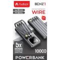 Benz-1 Power Bank (10000mAh) 5x Devices,3 in 1 cable, Best price in Pakistan. 