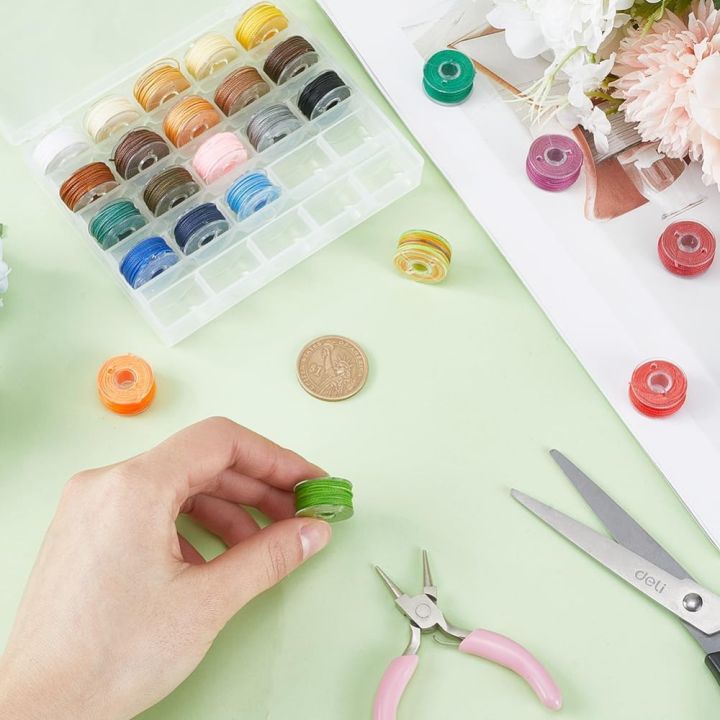 1%20Box%2025%20Colors%200.65mm%20Wax%20Thread%20Set%20Waxed%20Polyester%20Cord%20Thread%20String%20Micro%20Macrame%20Strings%20Kumihimo%20Leather%20Friendship%20-%20Image%203