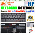 Keyboard notebook HP Spectre x360 14-ea 14-ea0000 14-ea1000 14-ea2000 14t-ea. 