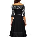 Evening Formal Dresses For Women Dark Blue Summer Dress Lace Irregular Large Skirt Wedding Guest Women Blouses Dressy Robe Femme. 
