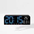 Large Digital Wall Clock Temp Date Week Display USB Powered Table Clock Wall-mounted Dual Alarms LED Clocks. 