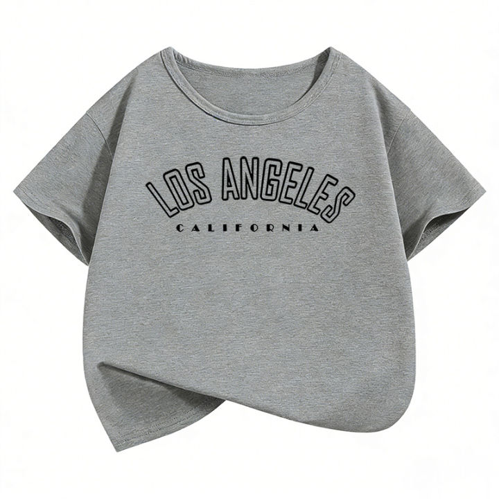 Fashion%20Los%20Angeles%20Top%20Design%20T%20Shirts%20Y2k%20Kids%20Children's%20T-shirt%20Boys%20Girls%20Summer%20Spring%20Casual%20Top%20Tee%20Short%20Sleeve%20-%20Image%203