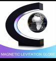 Magnetic Levitation 3D Printing Globe Creative Gift Ornaments 3 Inch C-Shaped Magnetic Field Suspension Technology Ornaments. 