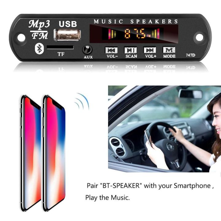Bluetooth%20MP3%20Player%20Amplifier%20Panel%20LED%205V%20Audio%20Module%20Support%20Bluetooth%20FM%20Radio%20USB%20TF%20AUX%20Remote%20-%20Image%206