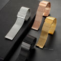 Milanese Mesh Watchband for Stainless Steel Bracelet for DW Folding Buckle Belt 18 20mm 22 24mm Universal Strap for .