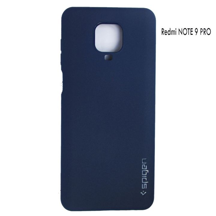 Rubber Spigen Sof Back Cover For Redmi Note 9 Pro