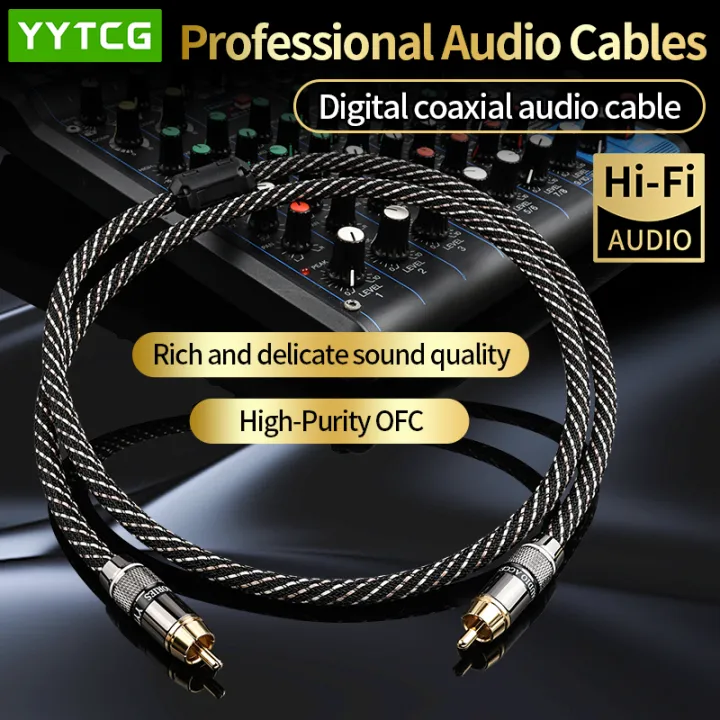 YYTCG%20HiFi%20RCA%20Coaxial%20Audio%20Cable%20Hi-End%20RCA%20to%20RCA%20Male%20SPDIF%20Digital%20Coaxial%20Cable%20for%20DVD%20Projector%20TV%20Speaker%20Amplifier%20-%20Image%203