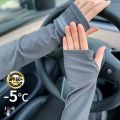 Women Men Sun Protection Ice Sleeves Summer Travel Outdoor Cycling Beach Gloves Arm Guard UV Protection Loose Breathable Sleeves.