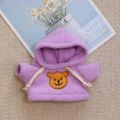 Labubu Doll Clothes Hoodie Labubu Idol V1 V2 Dolls Clothing Accessories 15/17cm Plush Doll Universal.