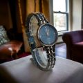 New Fashionable stainless two tone analogue Hand watches for women's.