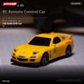 New 1/43 Desktop Mini RC Remote Control Car Drift Car RX7 Racing Remote Control Table Decoration JDM Mosquito Car Boy . 
