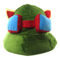 Brdwn Swift Scout Teemo Green Cosplay Cricket-Cap Sun Hat Peaked Cap.