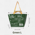 Large-capacity Waterproof Supermarket Grocery Shopping One-shoulder Portable PP Woven Shopping Bag for retail stores，boutique. 