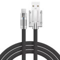 6A 120 W fast charging cable metal zinc alloy liquid silicon data cable type C suitable for Huawei Xiaomi Android phone. 