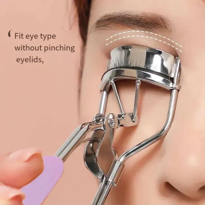 CNKESS 1 piece Eyelash Curler Stainless Steel Eyelash Curler Cosmetic Fashion Professional Beauty Makeup Tools Accessories