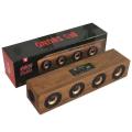 Bluetooth speaker KTS-1108 deep bass 4. good wood speaker, durable wood, loud noise.. 