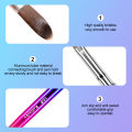Kolinsky Nail Brush for Manicure Gel Brush for Nails Art Brush 3D Acrylic Liquid Powder Carving Gel Brush Liner Drawing Pen. 