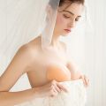 Silicone breast patch silicone invisible bra thickened push-up breast patch bra strapless underwear silicone bra. 