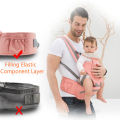 Ergonomic Baby Carrier Infant Hipseat Carrier Breathable Kangaroo Front Facing Baby Holder Baby Waist Carrier Travel For 0-36M.