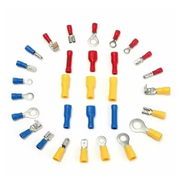 New%20Insulated%20Cable%20Connector%20Electrical%20Wire%20Crimp%20Spade%20Butt%20Ring%20Fork%20Set%20Ring%20Lugs%20Rolled%20Terminals%20Assorted%20Kit%20-%20Image%204