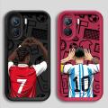 Soft Cover Phone Case for Xiaomi Redmi 14C 9C A3 A2 A1 + 13C 12C 10C 9T 10A 9A Cartoon Football Number.